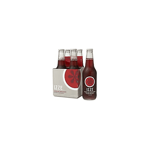 Izze Pomegranate Sparkling Juice 4pk 12oz Can