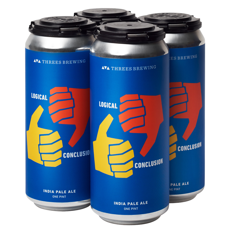 Threes Brewing Logical Conclusion Hazy IPA 4pk 16oz Can 7.0% ABV