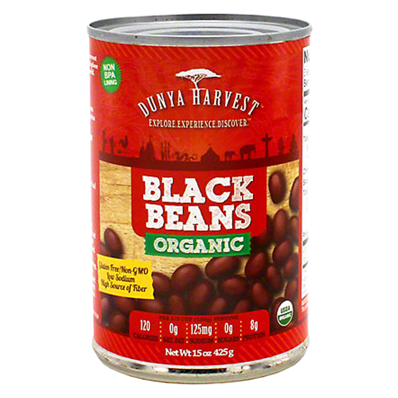 Dunya Harvest Organic Canned Black Beans 15oz