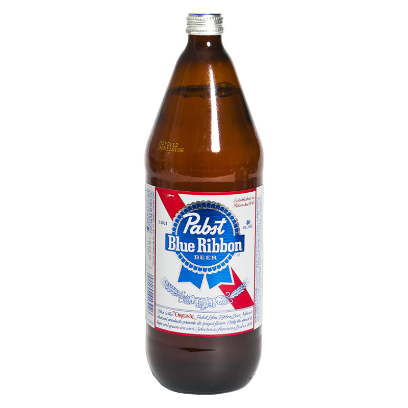 Pabst Blue Ribbon Single 40oz Btl 4.6% ABV