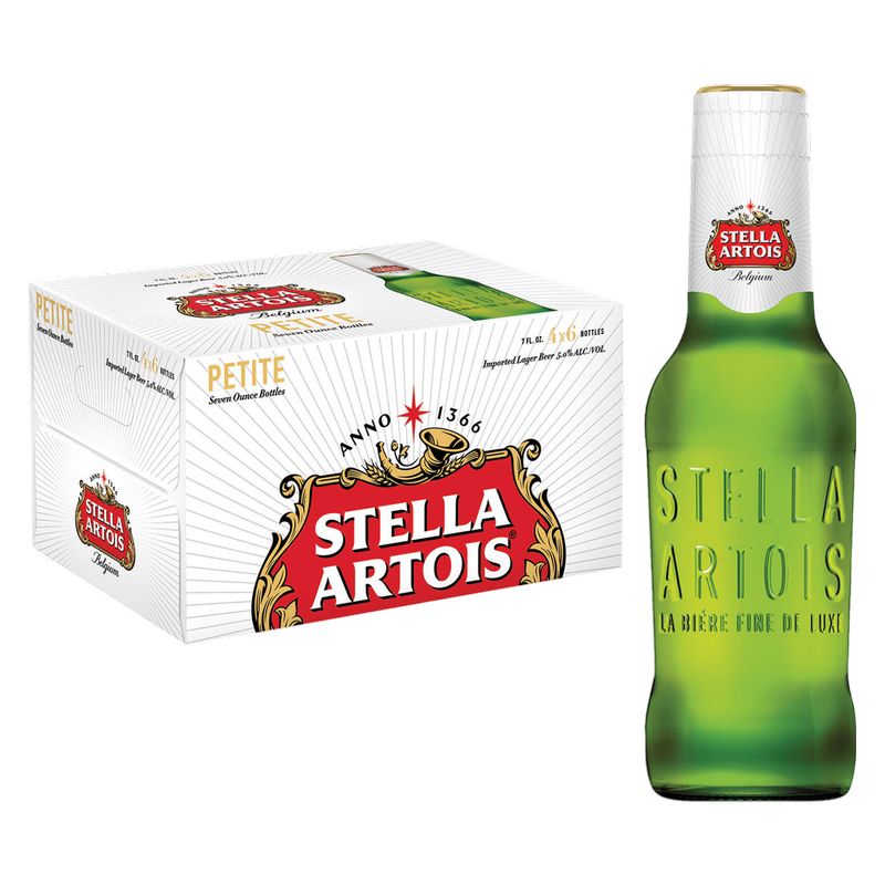 Stella Artois 24pk 7oz Btl 5.2% ABV