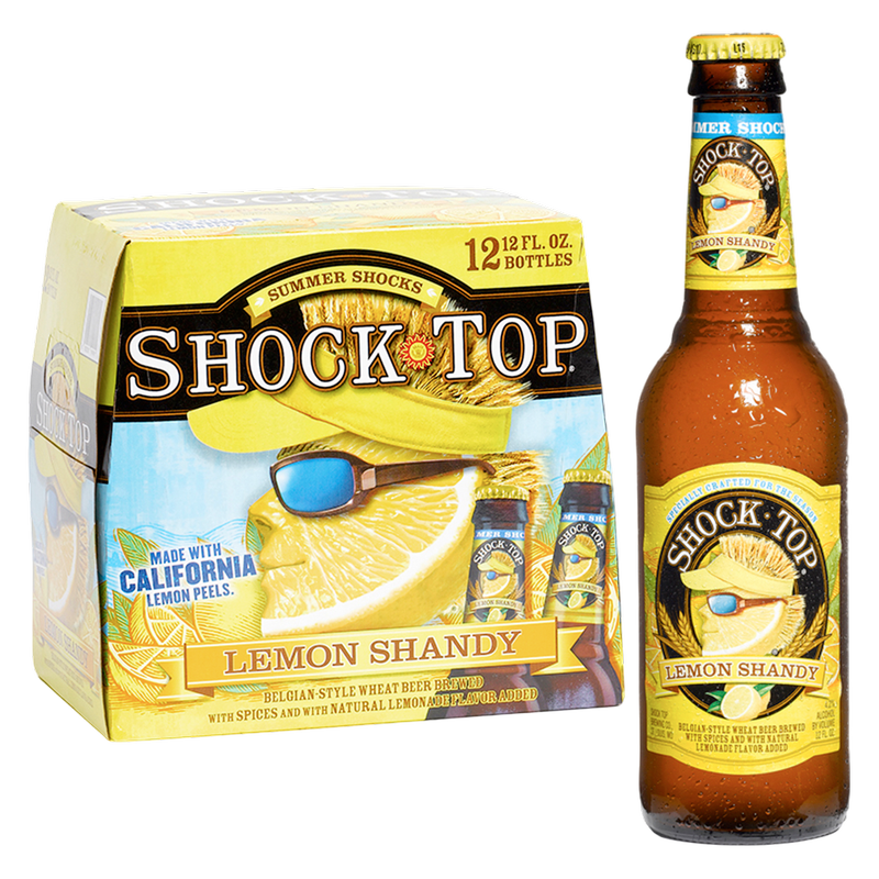 Shock Top Lemon Shandy 12k 12oz Btl 4.2 ABV Alcohol fast delivery by
