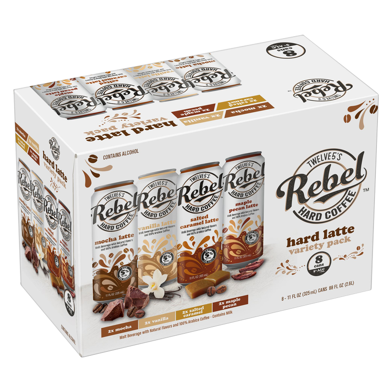 Rebel Hard Coffee Latte Variety Pack 8pk 11.3oz Cans