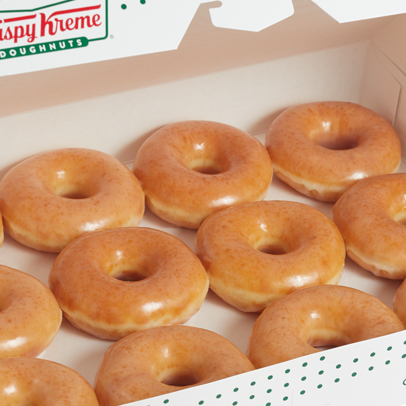 Krispy Kreme Original Glazed Dozen Snacks fast delivery by App or Online