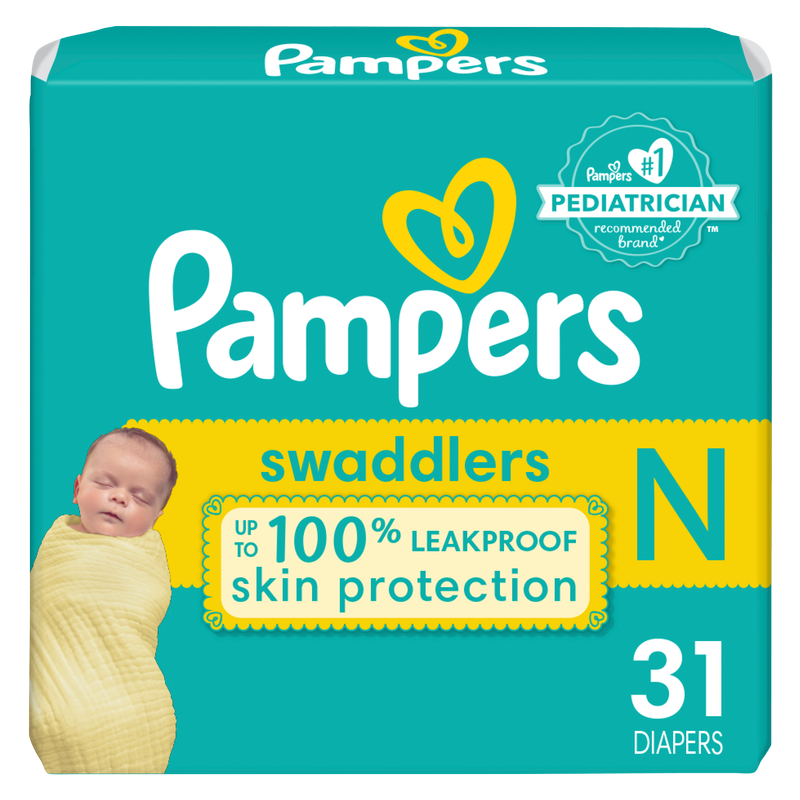 Pampers Swaddlers Newborn Diapers Size 0 31ct
