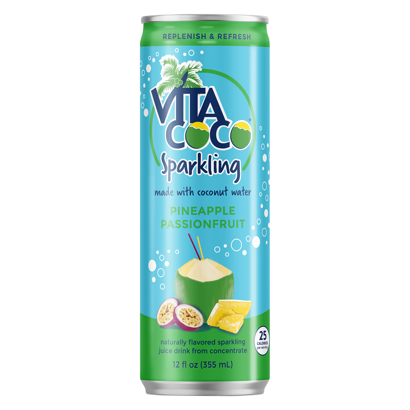 Vita Coco Pineapple Passionfruit Sparkling Coconut Water 12oz
