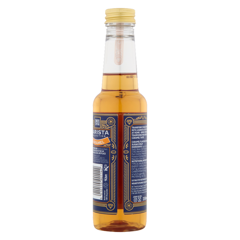 Tate & Lyle Barista Caramel Syrup, 250g Drinks fast delivery by App