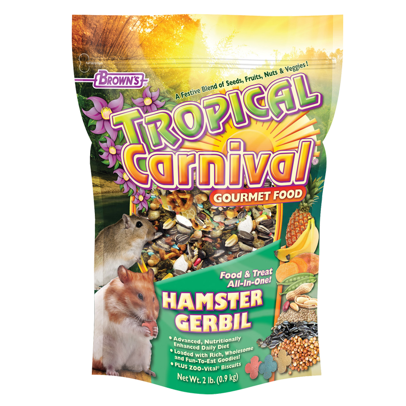 Brown's Tropical Carnival Hamster Food 2lb