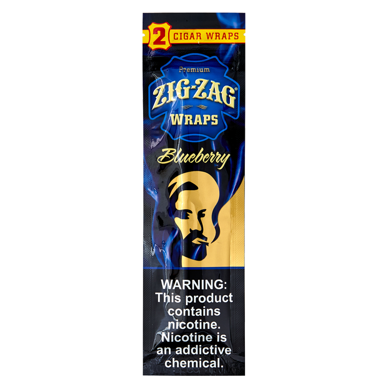 Zig Zag Blueberry Blunt Wraps 2ct