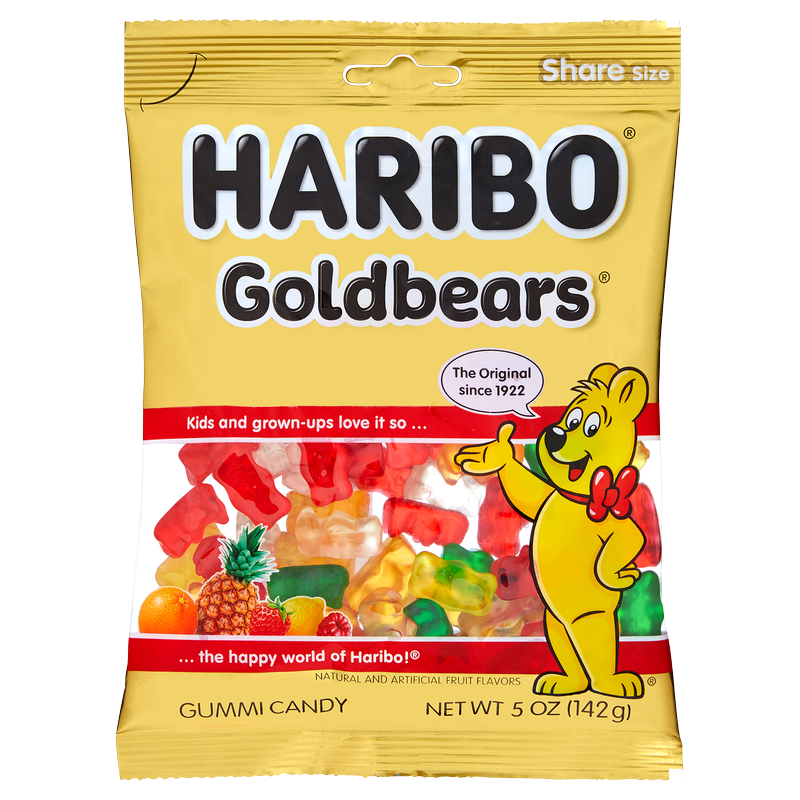 Haribo Goldbears Gummi Candy 5oz