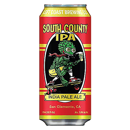 Left Coast Brewing South County IPA Collaboration 4pk 16oz Can