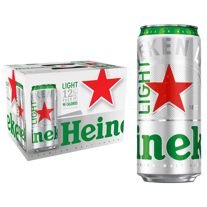 Heineken Light 12pk 12oz Can 3.3% ABV