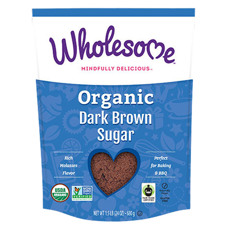 Wholesome Organic Dark Brown Sugar 24oz