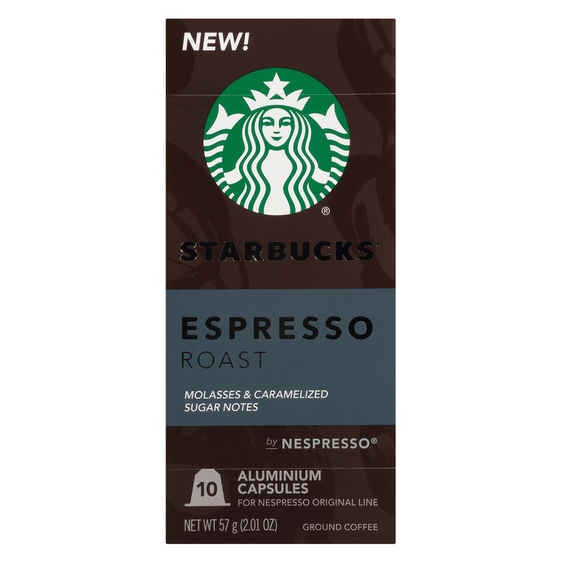 Starbucks by Nespresso Coffee Pods Espresso Roast 2oz 10ct