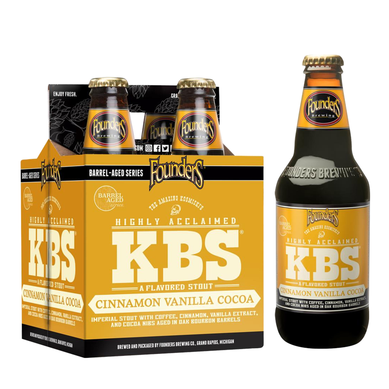 Founders Brewing Company KBS Cinnamon Vanilla Cocoa 4pk 12oz