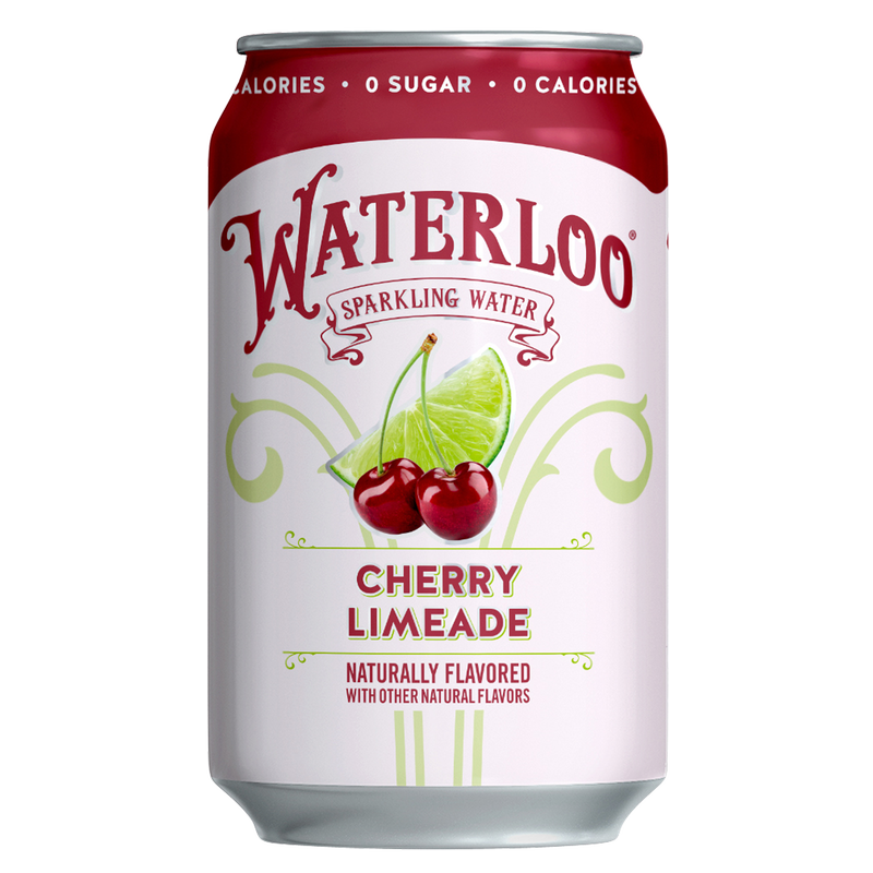 Waterloo Cherry Limeade Sparkling Water 12oz Can