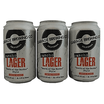 Garage Brewing Rancho Lager 6pk 12oz Can