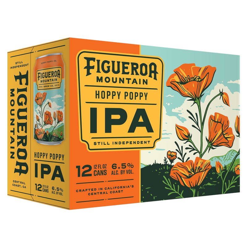 Figueroa Mountain Brewing Co. Hoppy Poppy IPA 12pk 12oz Cans