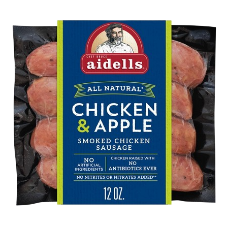 Aidells Organic Chicken & Apple Sausage - 4ct/12oz