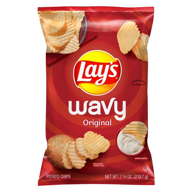Lays Wavy Original Potato Chips 7.75oz