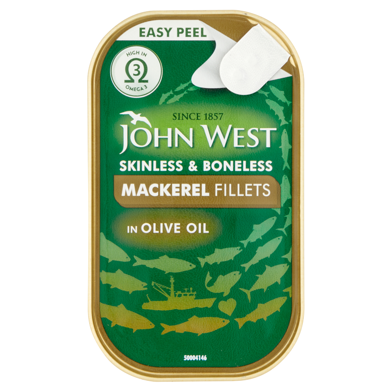 John West Mackerel Fillets In Olive Oil, 115g