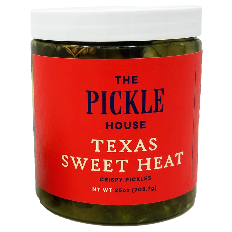 The Pickle House Texas Sweet Heat Cold Pack Jar Pickles 25oz jar