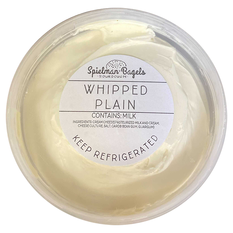 Spielman Bagels Plain Whipped Cream Cheese 8oz