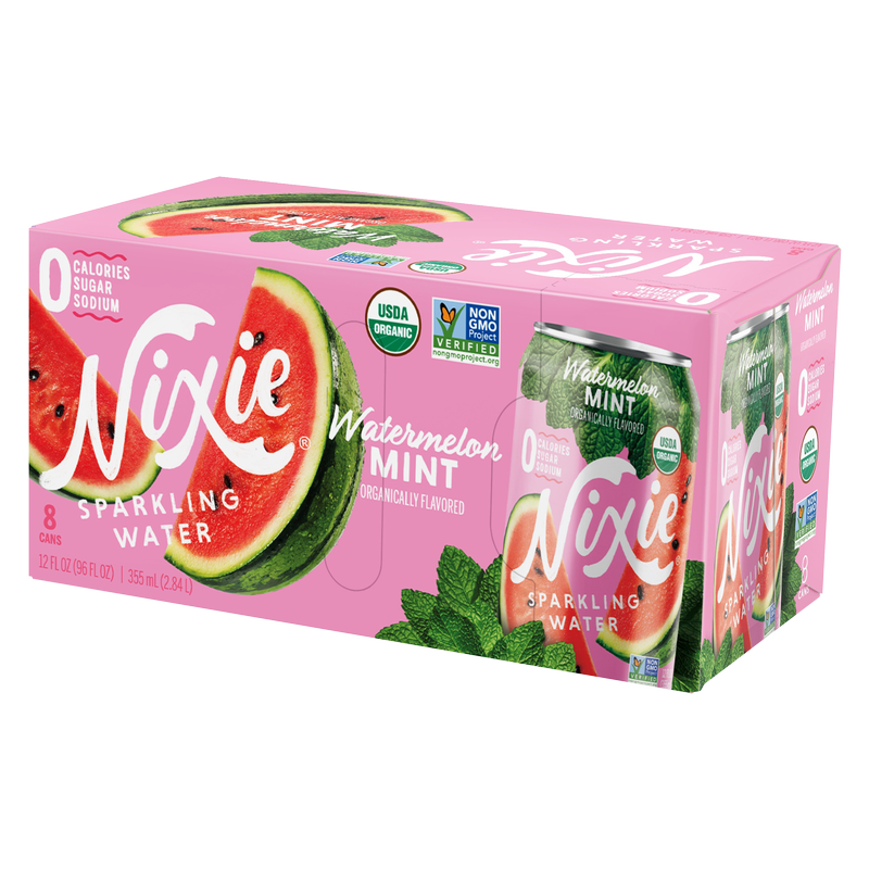 Nixie Watermelon Mint Sparkling Water (8PK 12 OZ)