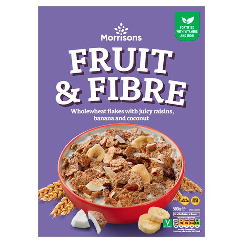 Morrisons Fruit & Fibre Cereal, 500g