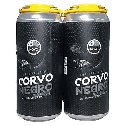 Novo Brazil Brewing Corvo Negro 4pk 16oz Can