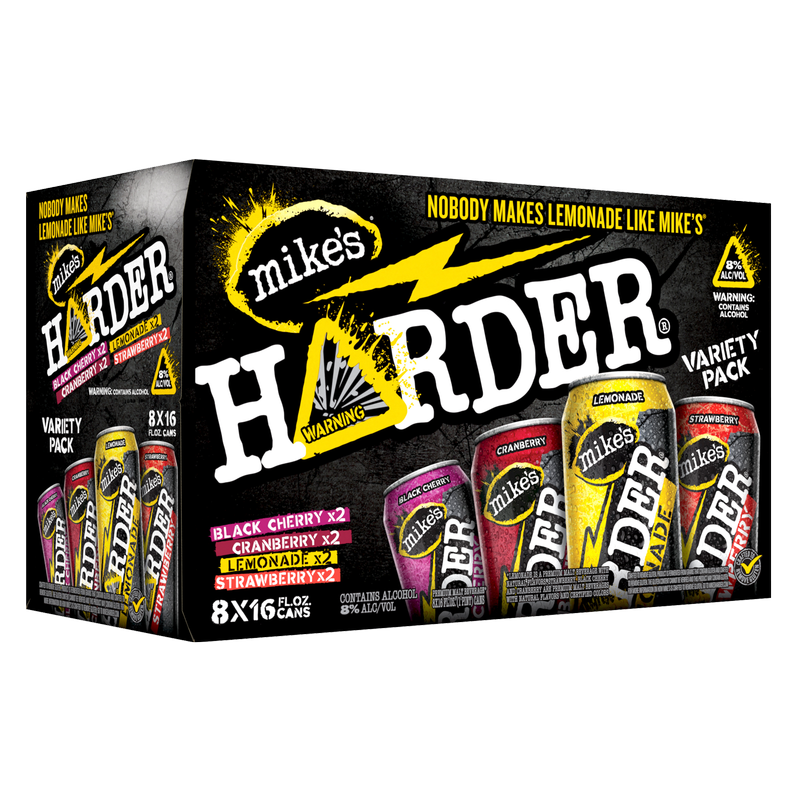 Mike's HARDER Variety Pack 8pk 16oz Can 8.0% ABV