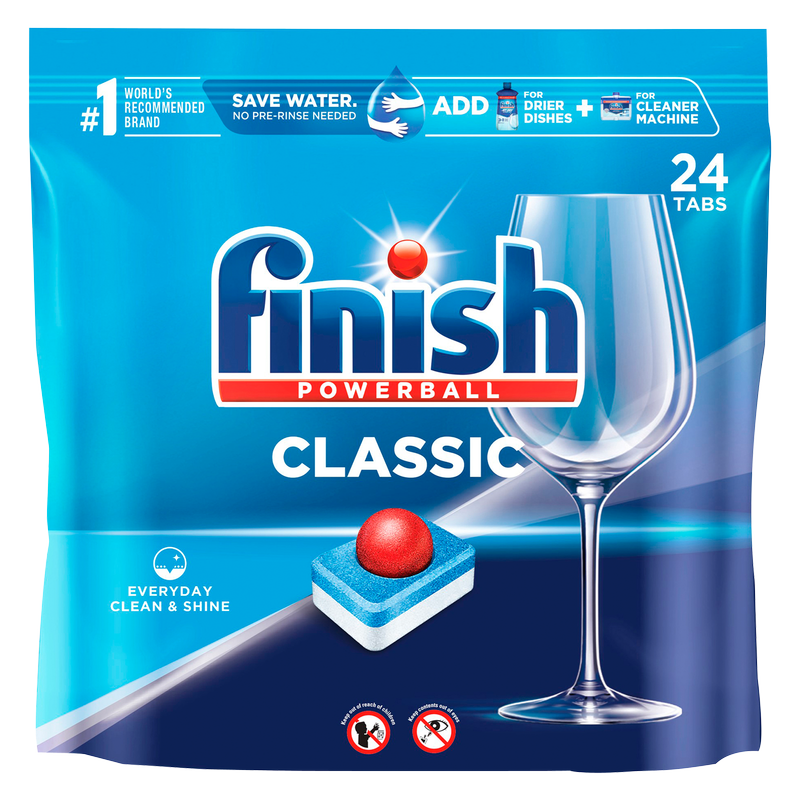 Finish Powerball Classic Dishwasher Tabs 24ct