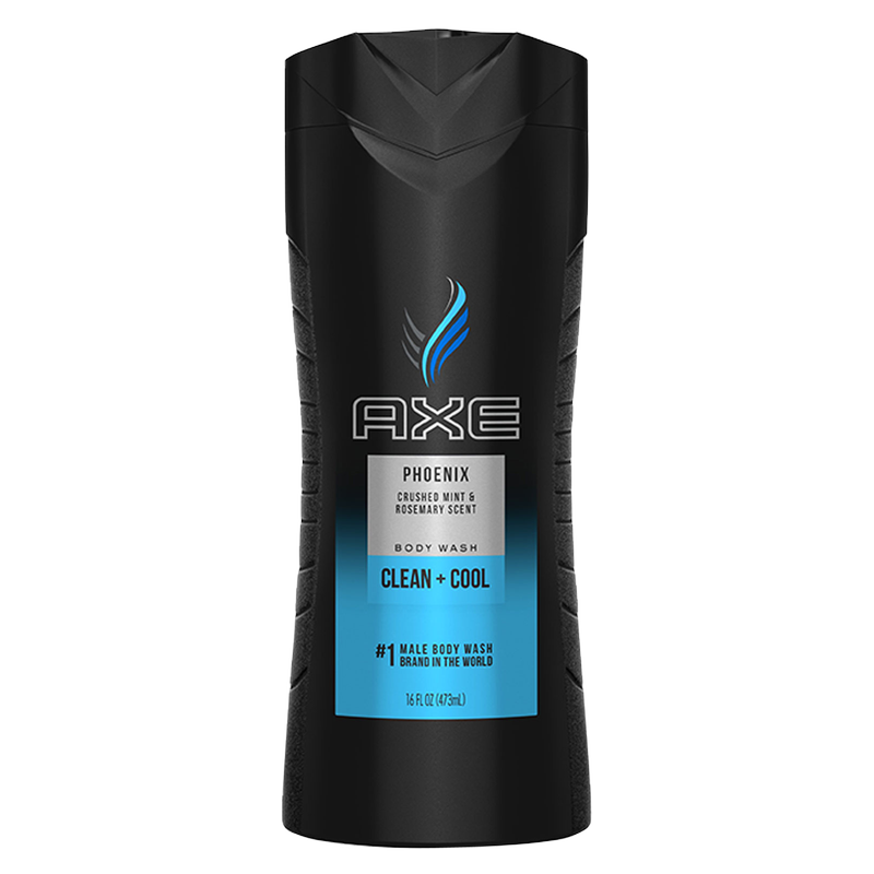 Axe Phoenix Clean + Cool Crushed Mint & Rosemary Body Wash 16oz