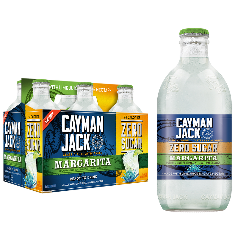 Cayman Jack Margarita Zero Sugar 6pk 11.2oz Btl 4.8% ABV
