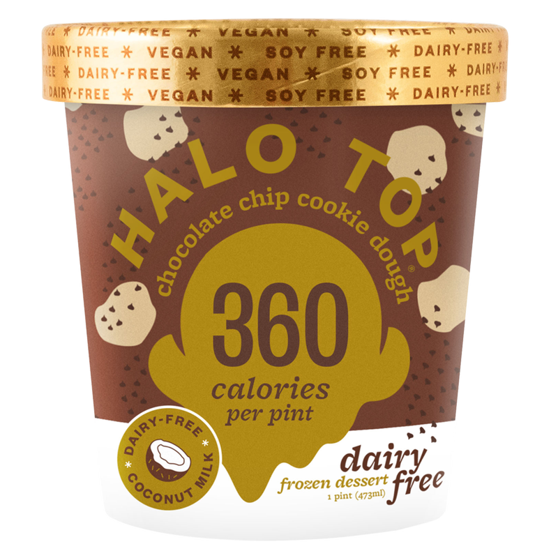 Halo Top Non-Dairy Chocolate Chip Cookie Dough Pint