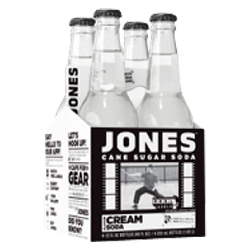 Jones Cream Soda 4pk 12oz Btl