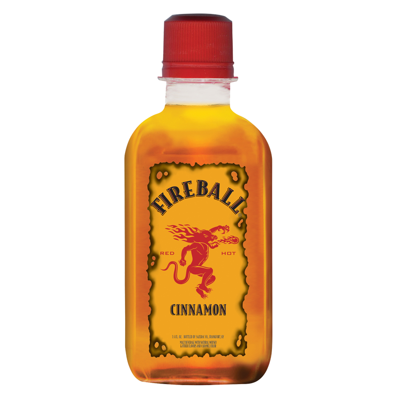 Fireball Hot Cinnamon Blended Whisky 100ml 33 Proof Alcohol Fast Delivery By App Or Online