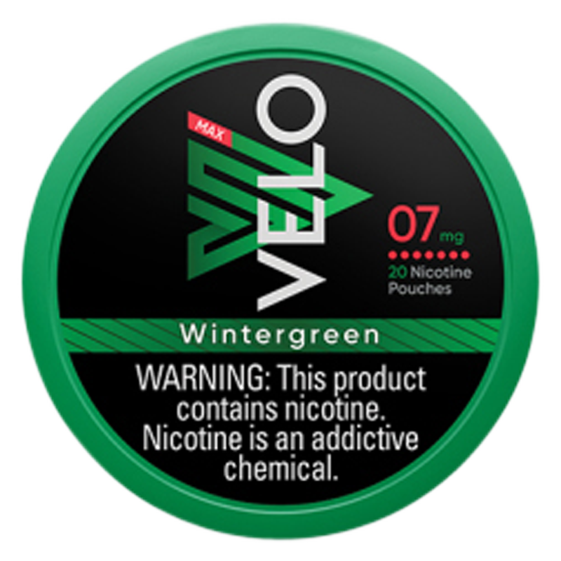 Velo Wintergreen Nicotine Pouches 20ct 7mg