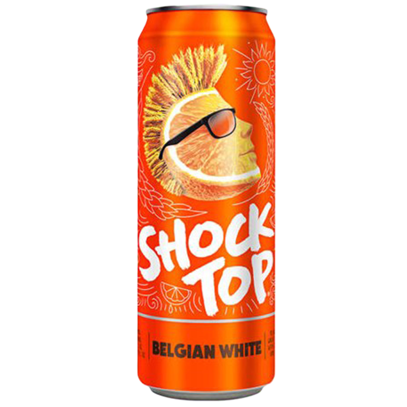 Shock Top Belgian White Single 25oz Can 5.2% ABV
