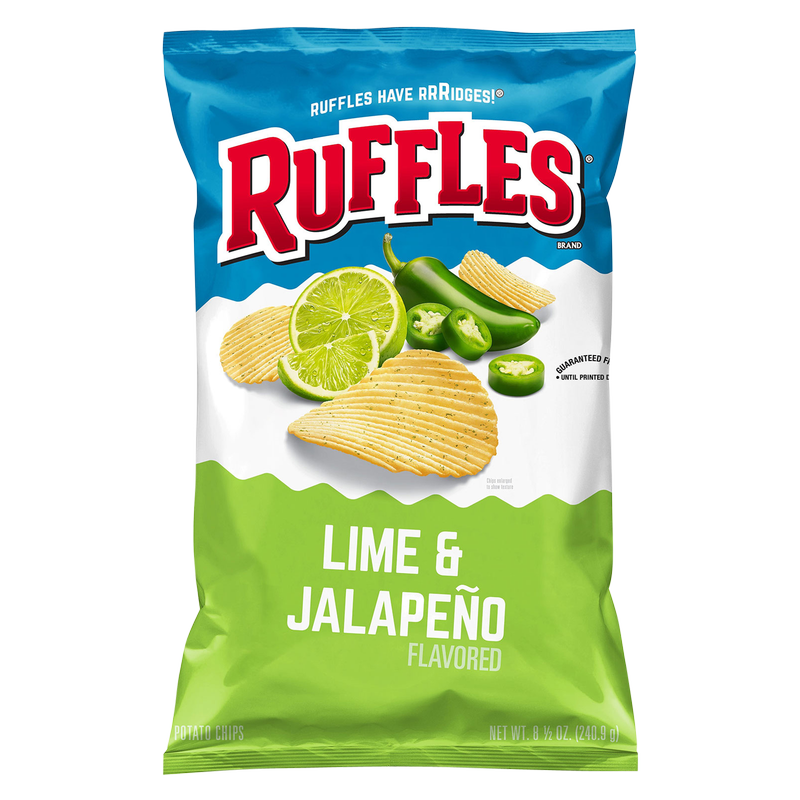 Ruffles Lime & Jalapeno Potato Chips 8oz
