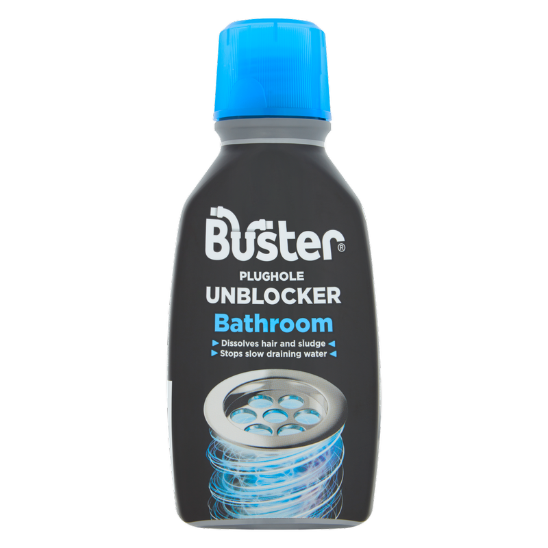 Buster Bathroom Plughole Unblocker, 300ml