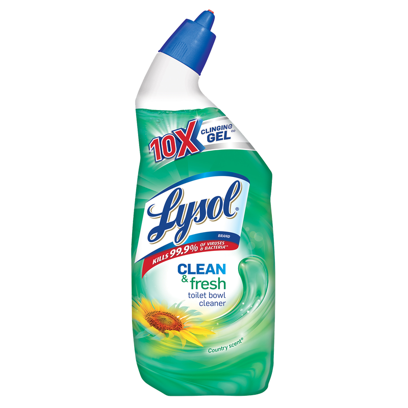 Lysol Clean & Fresh Country Scent Toilet Bowl Cleaner 24oz