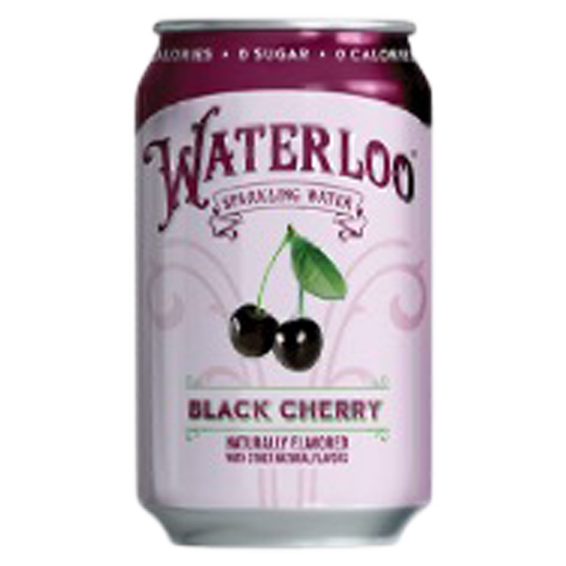 Waterloo Sparkling Water Black Cherry 12oz Single Can
