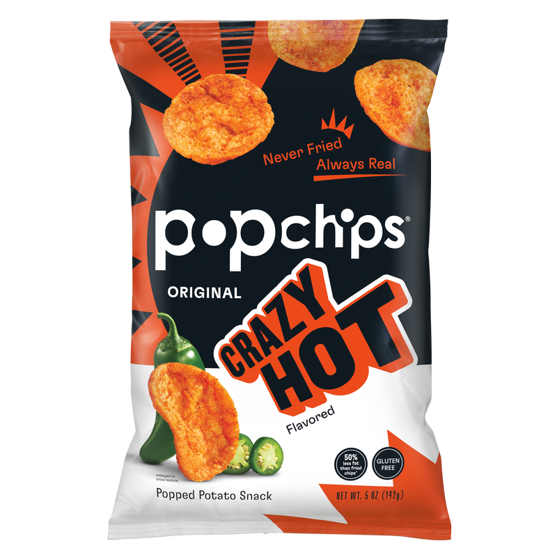 Popchips Crazy Hot Potato Chips 5oz 