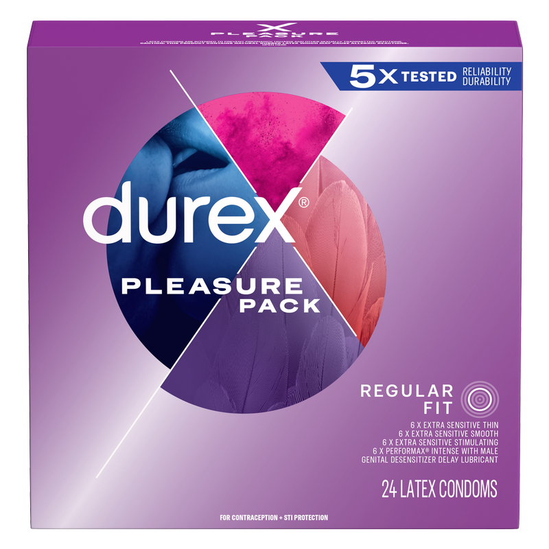 Durex Pleasure Pack Condom 24 ct
