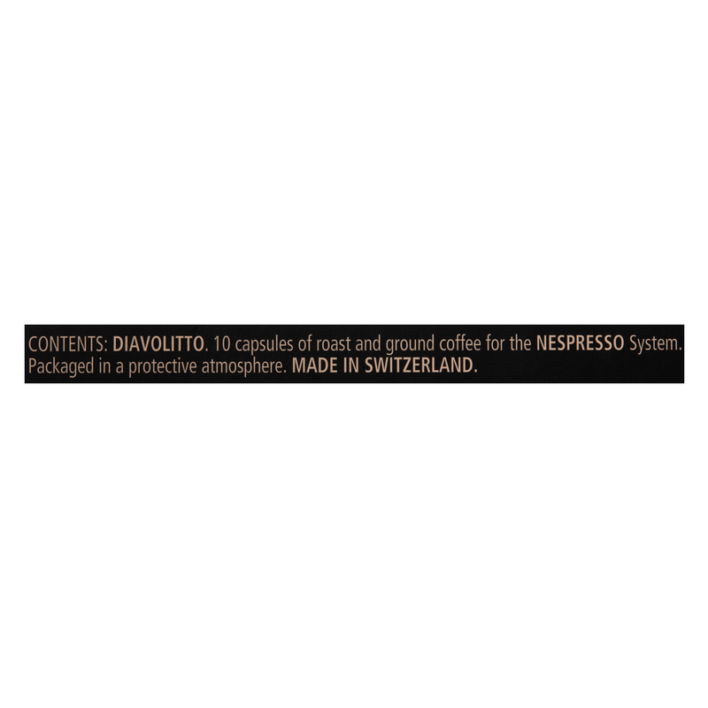Nespresso Vertuo Diavolitto Espresso Pods – 3 Sleeves (30 Capsules) – Dark Roast 40ml