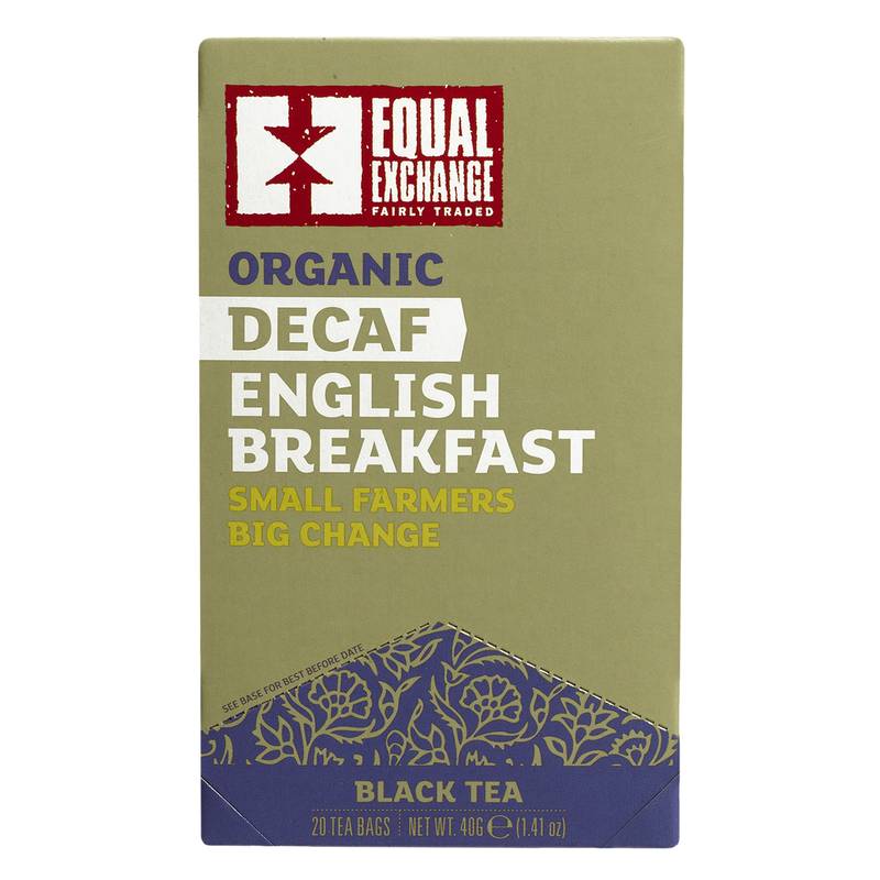 Equal Exchange Organic English Breakfast Decaf Tea 20ct