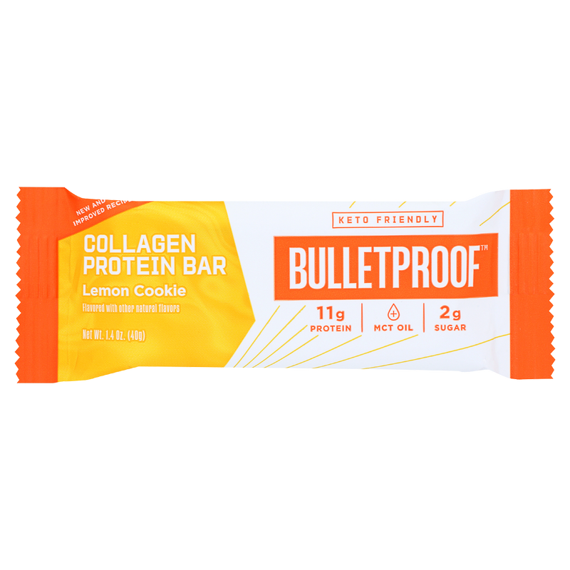 Bulletproof Collagen Lemon Cookie Protein Bar 1.4oz