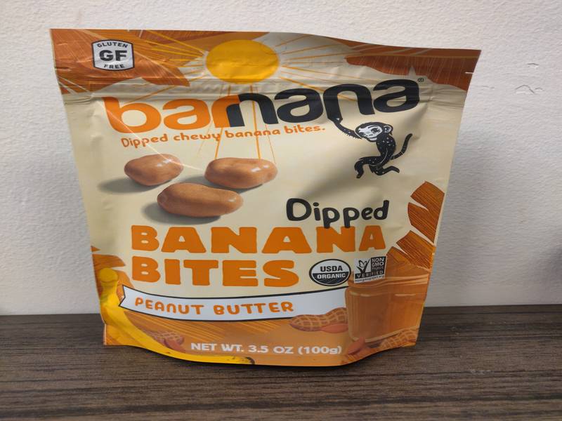 Barnana Peanut Butter Organic Chewy Banana Bites 3.5oz
