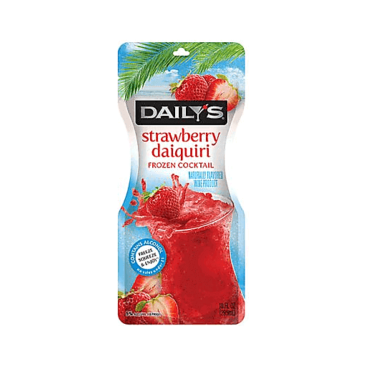 Daily's Strawberry Daiquiri Single 10oz Pouch 5% ABV